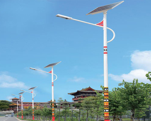 新市民族特色路灯