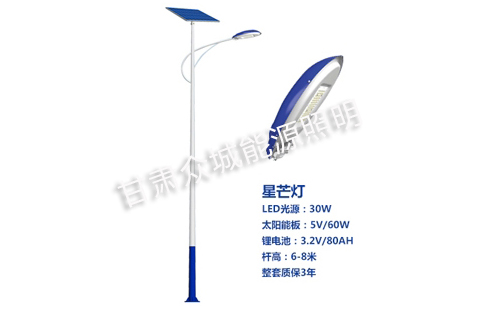 新市太阳能路灯核心技术参数解读